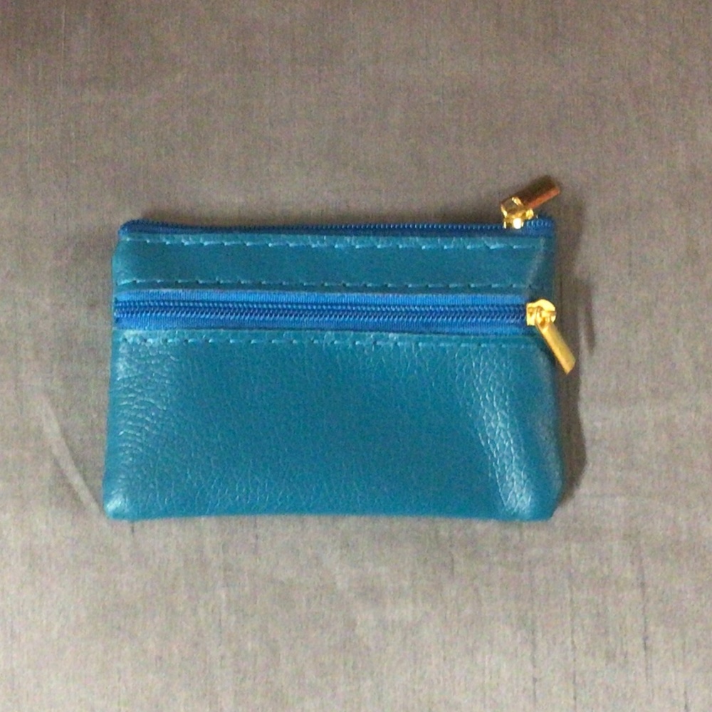 Teal Coin Purse